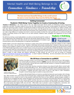 Connection = Kindness + Friendship