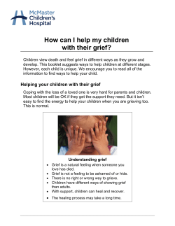 How can I help my children with their grief?
