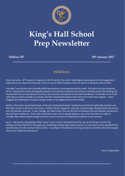 20 January 2017 - King`s Hall Taunton
