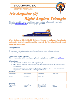 It`s Angular (2) Right Angled Triangle