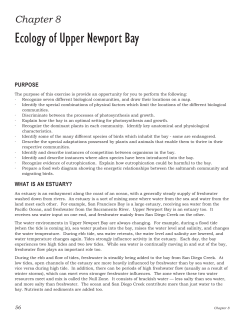Ecology of Upper Newport Bay