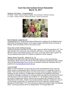 March 10 - Coal City Unit District #1