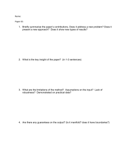 1. Briefly summarize the paper`s contributions. Does it address a