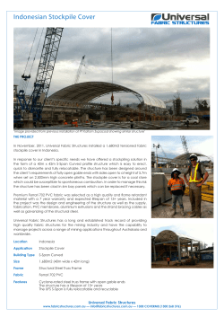 Indonesian Stockpile Cover