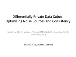 Optimizing Noise Sources and Consistency