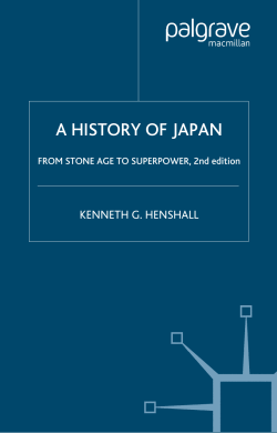 A HISTORY OF JAPAN: FROM STONE AGE TO SUPERPOWER
