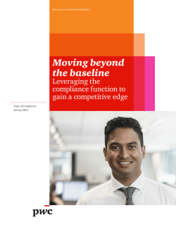 2015 State of Compliance Survey