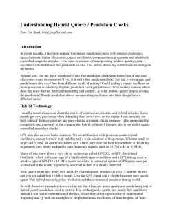 Understanding Hybrid Quartz / Pendulum Clocks