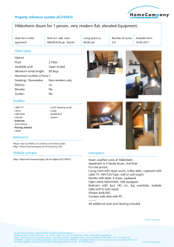 Hildesheim-Itzum for 1 person, very modern flat, elevated Equipment,