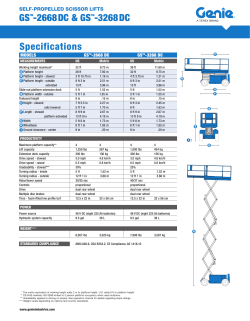 Genie GS2668DC 9.7m