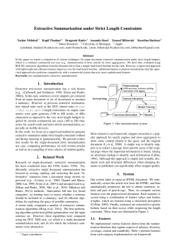 Extractive Summarization under Strict Length Constraints