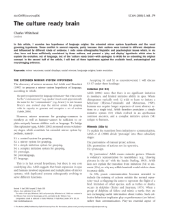 The culture ready brain - Oxford Academic