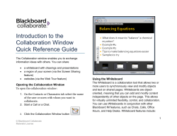 Quick Reference Guide