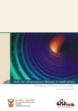 Skills Development Programme in the Built Environment