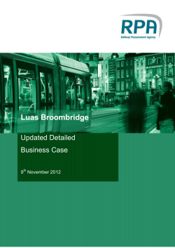 Luas Broombridge - National Transport Authority