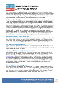 SNOW SPACE FLACHAU LIGHT YEARS AHEAD