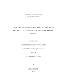 university of oklahoma graduate college advancement via individual