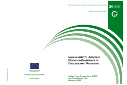unpacking design and governance of carbon market mechanisms