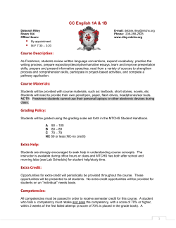CC English 1 A-B Syllabus