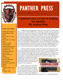 panther press - Petal School District