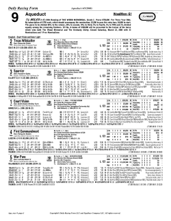 The Wood Memoria - Daily Racing Form