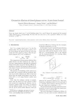 Geometric dilation of closed planar curves: A new lower bound