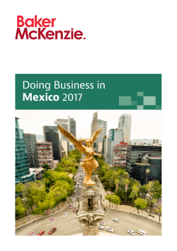 Doing Business in Mexico 2017