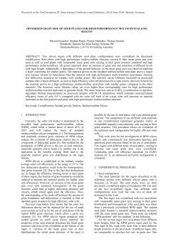 Optimized Grain Size of Seed Plates for High Performance