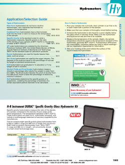Application/Selection Guide HB Instrument DURAC - Cole