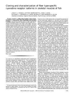 Cloning and characterization of fiber type