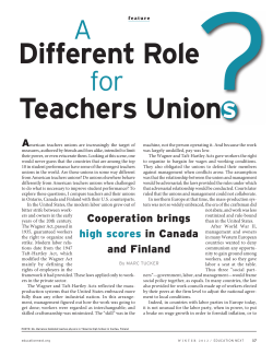 Different Role Teachers Unions