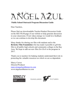 Public School Outreach Program Discussion Guide