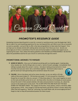 Promoter`s Guide