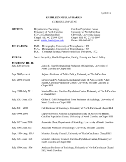 KATHLEEN MULLAN HARRIS CURRICULUM VITAE OFFICES