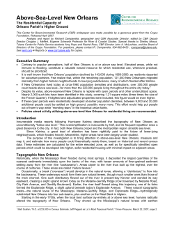 Above-Sea-Level New Orleans