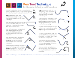 Pen Tool Technique