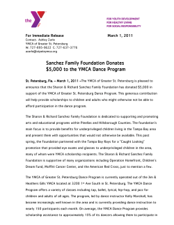 Sanchez Family Foundation Sanchez Family Foundation Donates