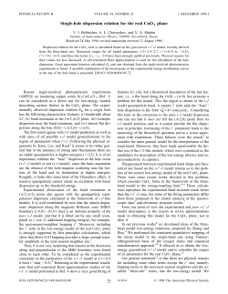Single-hole dispersion relation for the real CuO2 plane