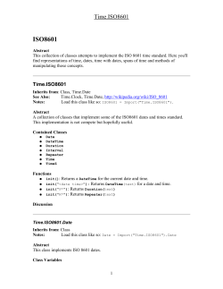 ISO8601 - ZenKinetic Home Page