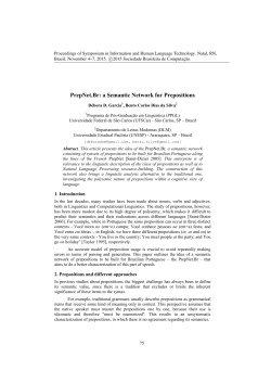 PrepNet.Br: a Semantic Network for Prepositions