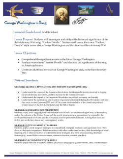 George Washington in Song