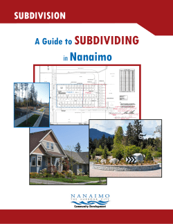 A Guide to Subdivision