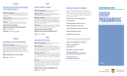 Fort Garry Group Programming Spring