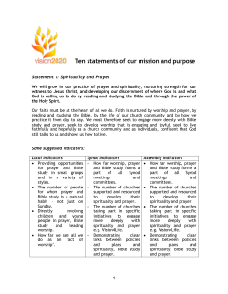 10 statements of our mission and purpose