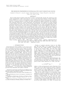 THE RESOLVED PROPERTIES OF EXTRAGALACTIC GIANT