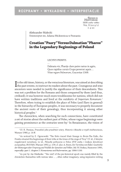 Croatian &ldquo;Psary&rdquo; versus Dalmatian &ldquo;Pharos&rdquo; in