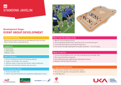 Standing javelin - uLearnAthletics.com