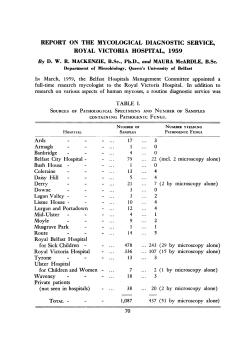 royal victoria hospital, 1959