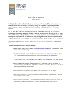 our toolkit - Shriver 50th Anniversary Site