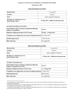 Election Observation Mission to Indonesia 2004